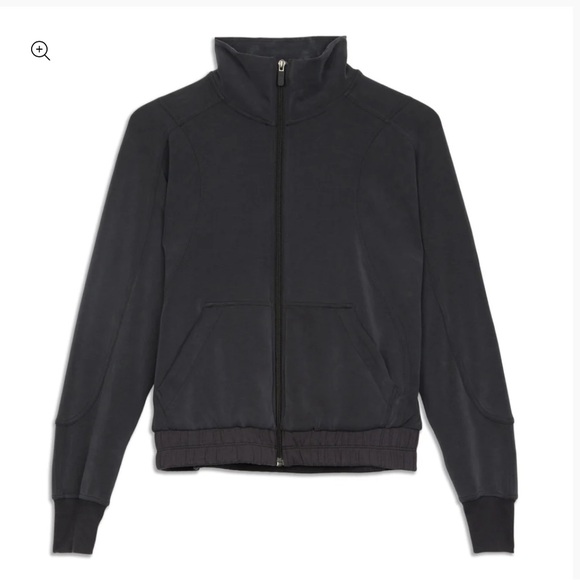 NWT Lululemon Brushed Softstreme Funnel Neck zip up size 2 - Picture 1 of 5